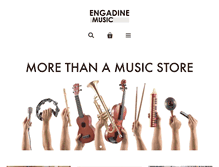 Tablet Screenshot of engadinemusic.com.au